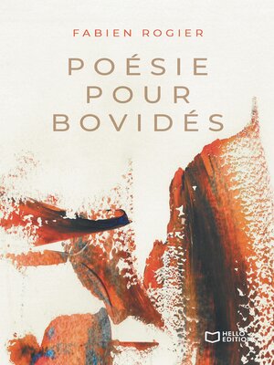 cover image of Poésie pour Bovidés